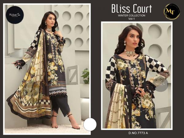 Mehbbob Tex Bliss Court Winter 1 Pashmina Dress Material Collection